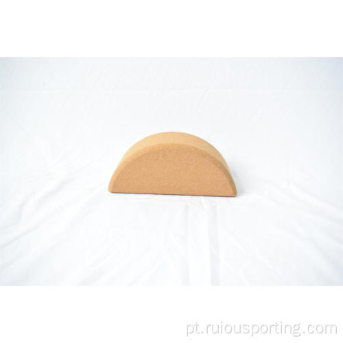 Semicircle Cork Yoga Blocks Body Building